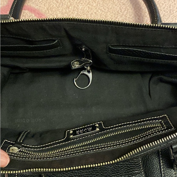 Hugo Boss - Large Baguette Bag - Black - Picture 6 of 7